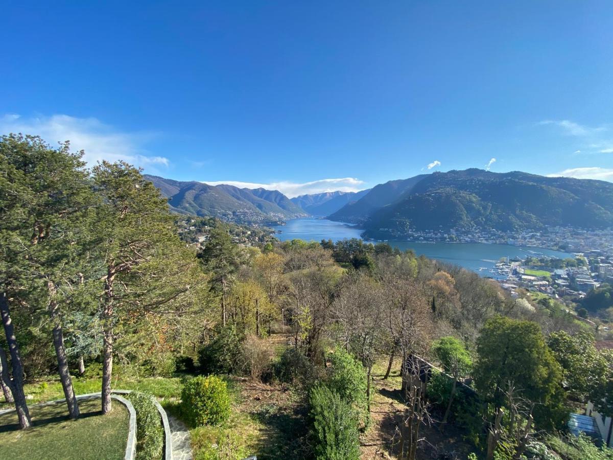 Penthouse - Villa Cardano Como Eksteriør bilde
