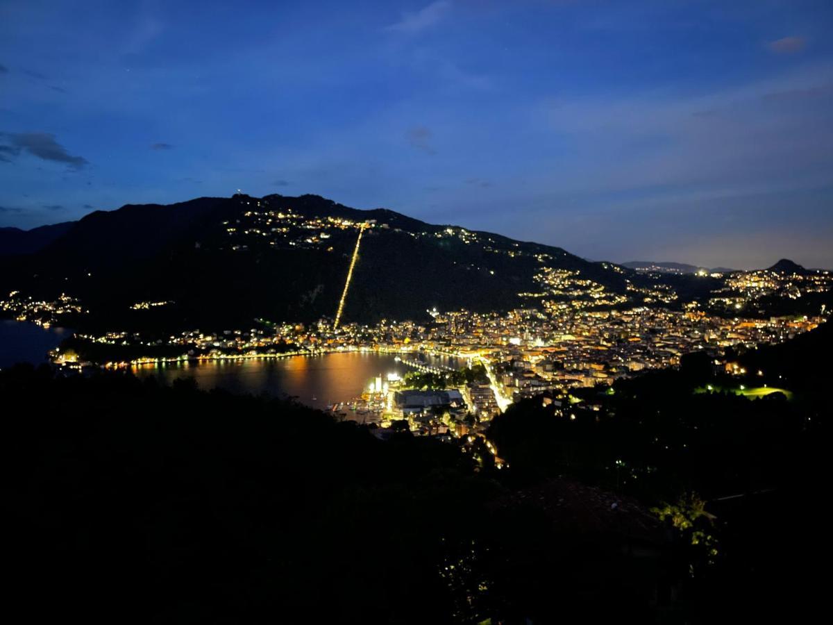 Penthouse - Villa Cardano Como Eksteriør bilde